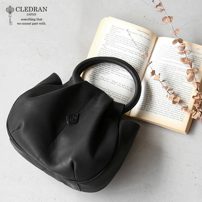 [CL3501]【保存袋付き】CLEDRAN(クレドラン) ROUND HANDLE TOTE ラウンドハンドルトート バッグ