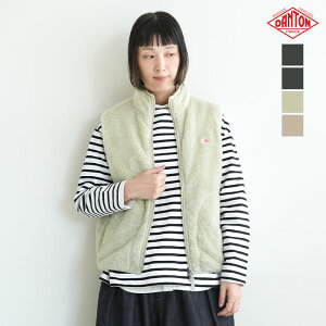 【SALE 20%OFF】◇[DT-A0176HPF] DANTON(ダントン) ハイパイルフリースベスト ジップアップベスト ハイネックベスト レディース