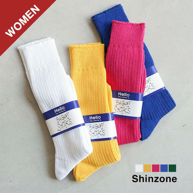 [22SMSIT01]THE SHINZONE(U V][) BAGGY SOCKS/oM[ \bNX y[֑Ήz