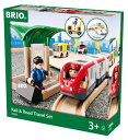 ブリオ　BRIO　レール＆ロードトラベルセット 33209　木製レール レールセット　ブリオ レール