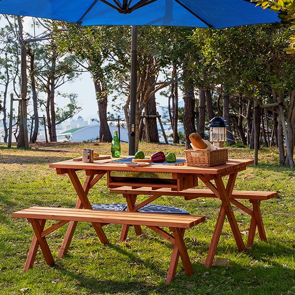 ガーデン ダイニングテーブルセット ベンチ 長椅子 チェア 椅子 おしゃれ 格安 屋外 カフェ テラス 庭 ベランダ バルコニー アウトドア 4人 モダン 安い...