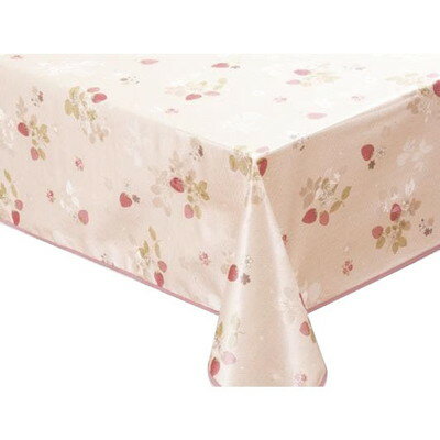 テーブルクロス 洋風 すべり止め 花柄 日本製 エレガント 130cm×170cm ピンク テーブルマット デスクマット テーブルカバー カバー