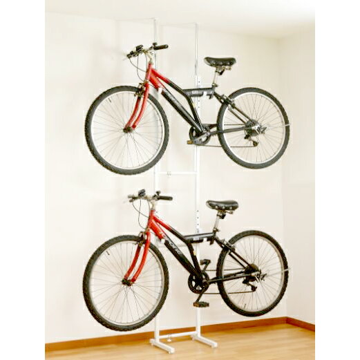 自転車 室内 置き 自転車スタンド 車庫 収納 突っぱり 置き場 サイクル 家庭用 自宅 駐輪スタンド 転倒防止 自転車置き場 おしゃれ サイクルポート 固定 ...