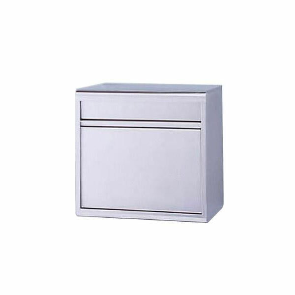 郵便ポスト 新聞受け メールボックス 玄関 設置 屋外用 壁掛け 壁面取付 縦型 ステンレス 錆びない 防錆 防水 塞ぐ 表札 A4 メール便 シルバー 完成品...