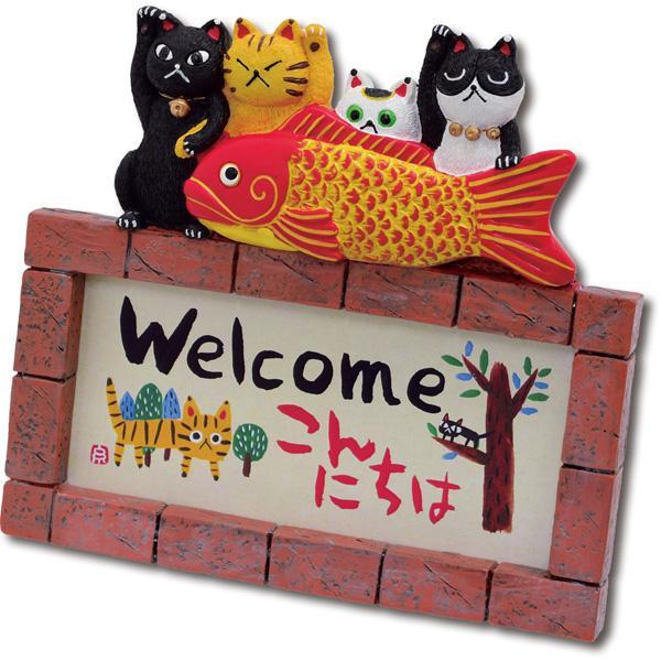 ウェルカム ボード 玄関 ドア インテリア 雑貨 オブジェ 壁飾り オーナメント 壁掛け おしゃれ ウォールデコレーション ウォールデコ アート ウォール 壁面...