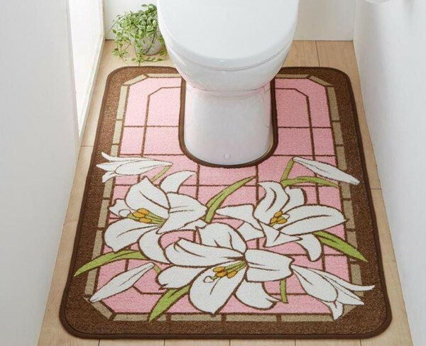 トイレマット おしゃれ 北欧 エレガント 豪華 上品 高級 激安 安い 厚手 防寒 人気 かわいい 可愛い 姫系 かっこいい 西海岸 モダン レトロ 子供 こども 薄い 薄型 小さめ 長い 拭ける 洗える 業務用 ふかふか ピンク