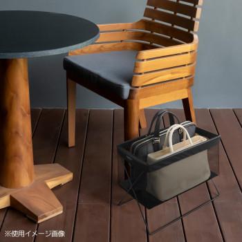 荷物置き台 スタンド メッシュ 折りたたみ 椅子の下 机の下 床 カゴ 安い 低い スリム コンパクト トイレ カバン入れ リュック 鞄 ケース おしゃれ 籠 ...
