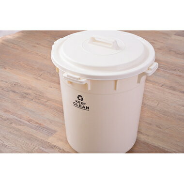 ゴミ箱 おしゃれ ごみ箱 ダストボックス スリム 縦型 オフィス トイレ キッチン リビング カフェ ホワイト 白 約 幅42.5 奥行42.5 高さ52