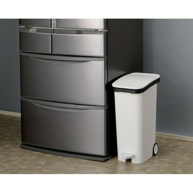 ゴミ箱 おしゃれ ごみ箱 ダストボックス スリム 縦型 オフィス トイレ キッチン リビング カフェ ホワイト 白 約 幅25 奥行4.3 高さ58.8