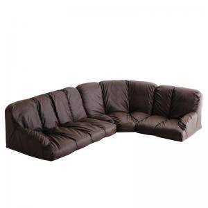 コーナーソファー コーナーソファ L字 l字型 l型 おしゃれ 北欧 安い ふかふか レザー 革 合皮 カウチ( ソファ3点 ハイ 右コーナー 1P+2P+コーナー )