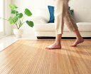 竹ラグ ウッド 和風 アジアン 和室 夏 涼しい 冷感 ラグ カーペット おしゃれ 安い 厚手 マット リビング 正方形 250×250 3畳 フローリングマッ...