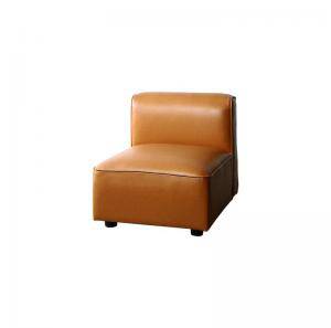 ソファー おしゃれ 安い 1人掛け 一人暮らし コンパクト ミニ 小さめ レザー 革 合皮 ( 肘なし ) 55cm ボックス 西海岸 ヴィンテージ レトロ ミ...