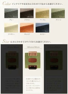 ラグ カーペット 撥水 拭ける おしゃれ ラグマット こたつ敷布団 中敷き 敷きマット 絨毯 安い 厚手 低反発 ウレタン 防音 オールシーズン ダイニング マット 極厚 ふかふか リビング 正方形 185×185 3畳 滑り止め付き ズレ防止 北欧 モダン アーバン デザイン
