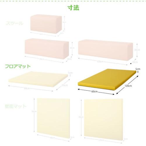 プレイマット ベビーマット 厚手 クッションフロア マット 子供 子供部屋 赤ちゃん ベビー キッズ おしゃれ 防音 フロアマット 極厚 かわいい 可愛い ( フロアマット60×120 )