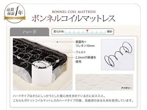 ベッド セミダブル ローベッド ロータイプ 低い フロアベッド 低床 棚 ラック 宮付き ヘッドボード 枕元 携帯 スマホ ティッシュ メガネ リモコン コンセント 充電 フレーム おしゃれ 高級 アンティーク お姫様 かわいい PボンネルCマットレス付き [3]