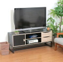 テレビ台 おしゃれ 安い 北欧 ローボード テレビボード TV台 テレビラック TVボード TVラック 収納 多い ナチュラル×ブラック 幅120 奥行39 高さ50