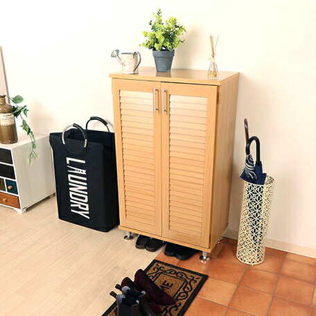 下駄箱 シューズラック シューズボックス 靴箱 オフィス おしゃれ 北欧 収納 薄型 スリム 約 幅60 奥行35 高さ100 カビ対策 通気性 木製 コンパク...