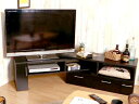 テレビ台 おしゃれ 安い 北欧 ローボード テレビボード 収納 110 ブラック 黒 コーナータイプ 伸縮 L字 幅110 TV台 テレビラック TVボード TVラック