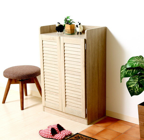 下駄箱 シューズラック シューズボックス 靴箱 オフィス おしゃれ 北欧 収納 薄型 スリム 約 幅60 奥行35 高さ90 カビ対策 通気性 木製 コンパクト...