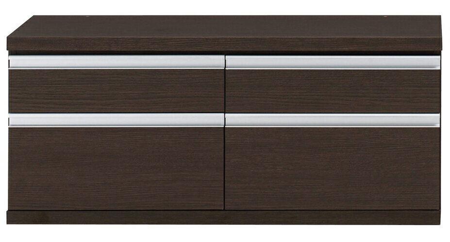 完成品 国産 日本製 タンス チェスト ローチェスト 【 幅110 ×高さ48 cm】 ブラウン 茶 【 チェスト キャビネット 引き出し 収納 リビング タン...