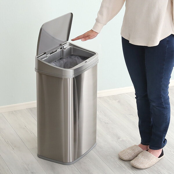 あす楽 ゴミ箱 おしゃれ ごみ箱 ダストボックス スリム オフィス トイレ キッチン リビング ごみばこ 一人暮らし デスク 業務用 洗面所 台所 50L 大容...