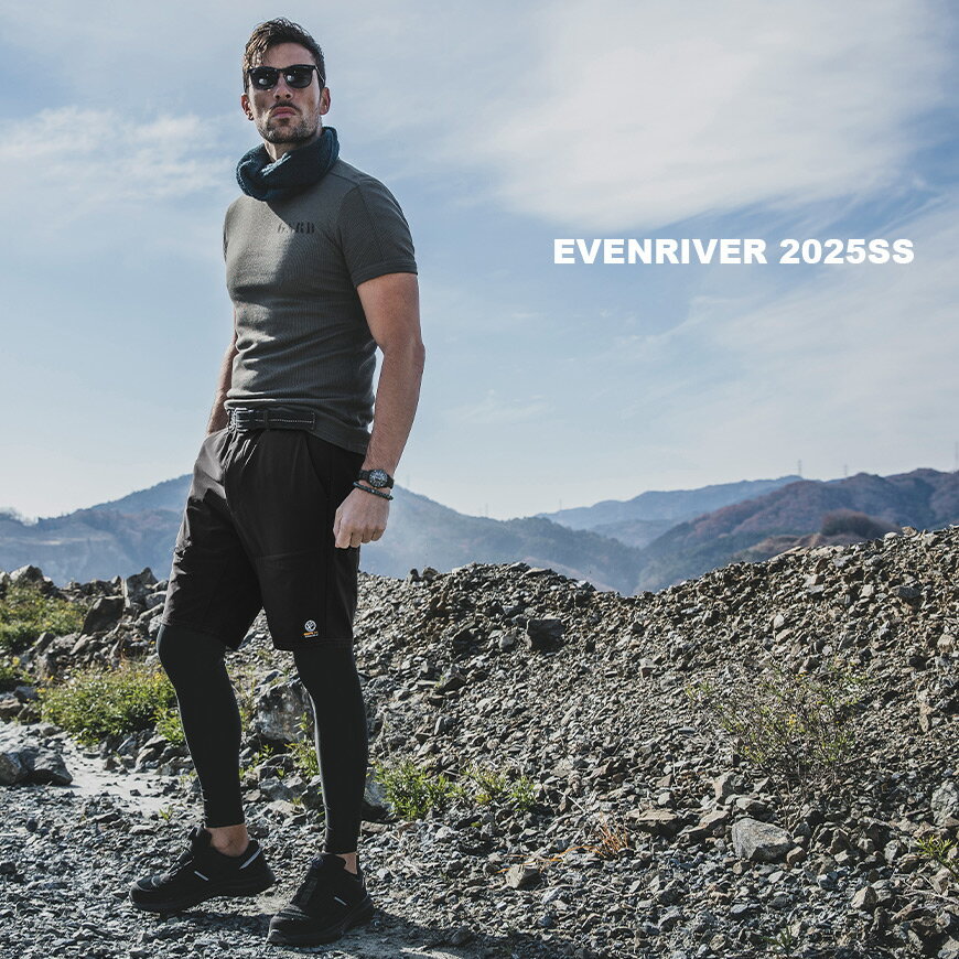 EVENRIVER EX35 フェイクレイヤードショートパンツ