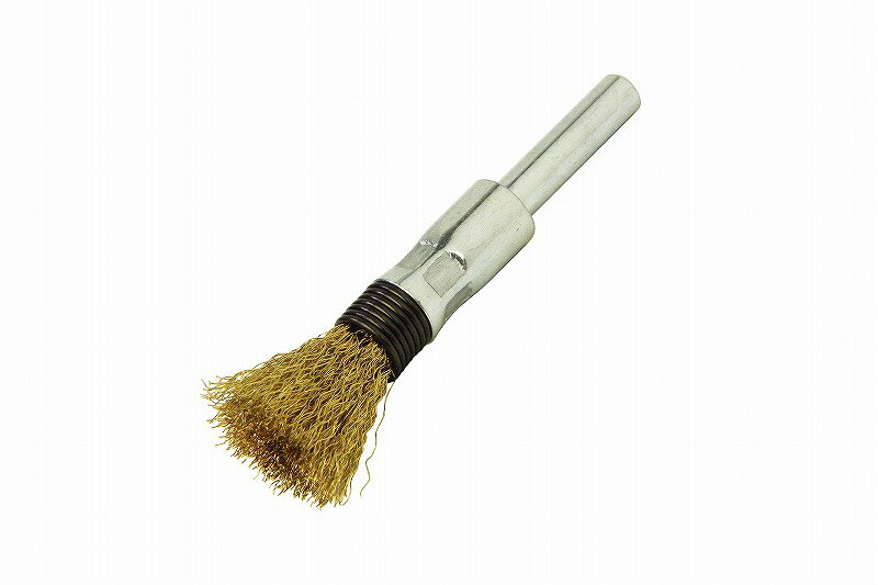 『SK11軸付筒型真中ブラシ』[SK11 先端工具 ドリルアクセサリ 軸付 砥石・ヤスリ・ワイヤ 職人藤原産業 4977292332453]