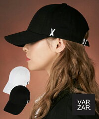 【VARZAR】MATTESTUDOVERFITBALLCAP/バザールマットスタッズロゴオーバーフィットベースボールキャップ/韓国ファッション帽子ハット大人気アイドルユニセックスメンズレディースシンプル黒BTSTWICEASTRONCT