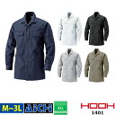 HOOH 鳳皇 村上被服 作業服 1401 オープンシャツ オールシーズン M 〜 3L | 綿100% コットン 大きいサイズ メンズ ネイビー 紺 ホワイト...