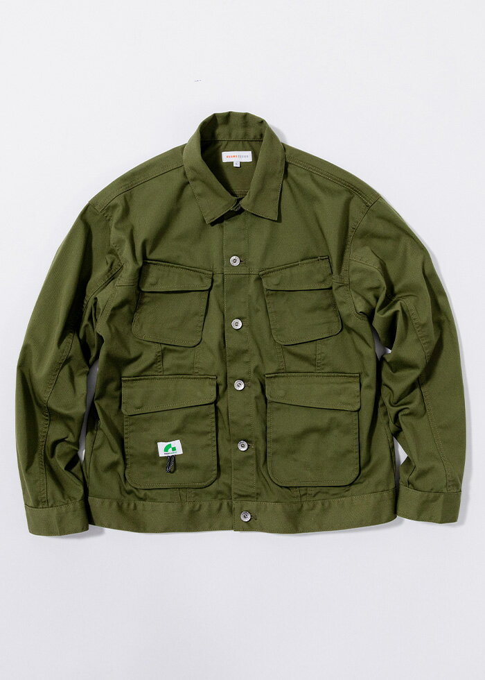 BEAMS DESIGN 4702-00 トラッカーファティーグジャケット 長袖ブルゾン...