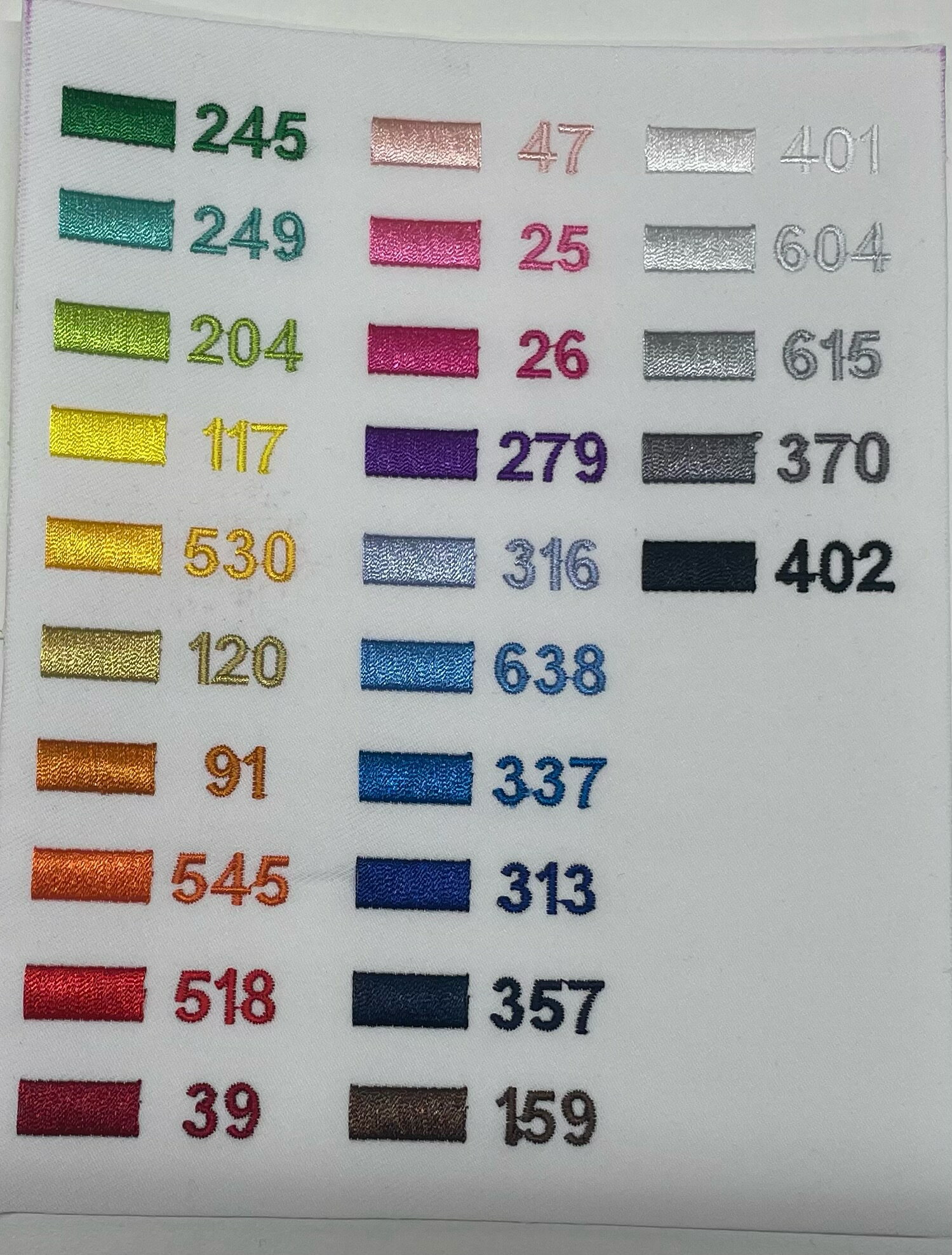 【左胸2行&左腕】 各種作業服用ネーム刺繍【※...の紹介画像2