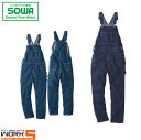 SOWA ソーワ 桑和 1012-24 1012−24サロペット 6L ワークウェア 作業着 作業服 セール中!!