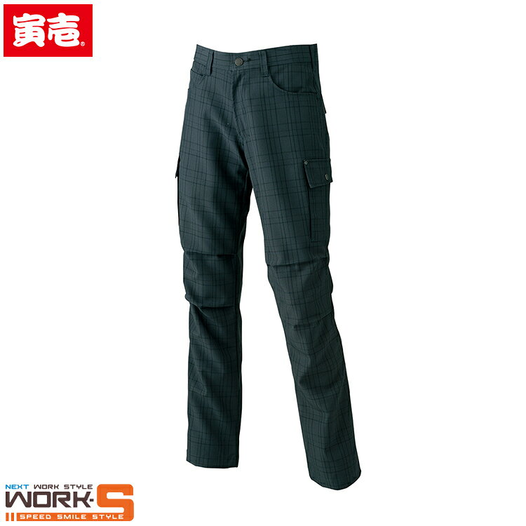 Rakuten - 寅壱 トライチ TORAICHI 7560-219 チェック柄カーゴパンツ 5L オールシーズン対応ワークウェア 作業着 作業服 セール中！！