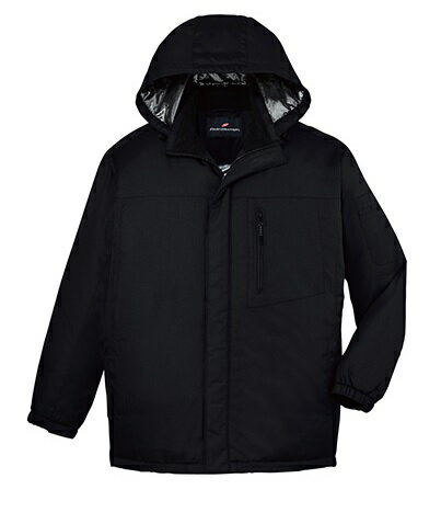 リップストップ48483 防寒 ハーフコート 軽量ハーフコートSS-5L裏アルミプリント ポリエステル100%自重堂 防寒着 2015-16新商品