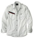 インパクトカラーライン Jawin 55704サマー長袖シャツ S-5LCVC ブロークンドビー 綿65%ポリエステル35%自重堂 春夏作業服 ジャウィン