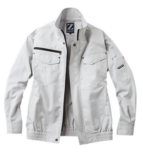 楽天仕事服のヤマナシ空調服長袖ブルゾン 74010 S-5Lポリエステル65％綿35％％サマーツイル自重堂　空冷服2018SS新商品