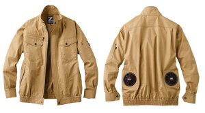 空調服長袖ブルゾン 74000 S-5L綿100%ポプリン自重堂 空冷服2018SS新商品