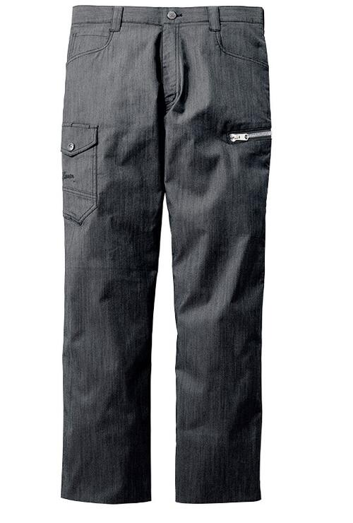 楽天仕事服のヤマナシ57402 ストレッチノータックカーゴパンツ L64 L67 W70-112 綿55％ 複合繊維ポリエステル35％ ポリエステル10％自重堂春夏物 2023SS　新商品