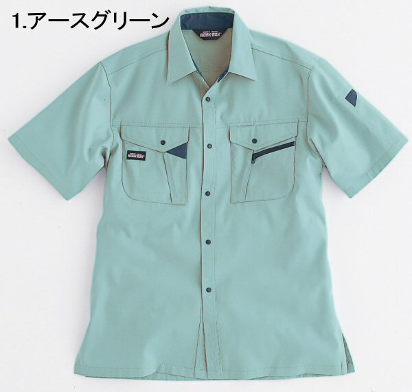 【バートル　BURTLE】WORKBOX　No.6025半袖シャツS〜5L春夏用作業服