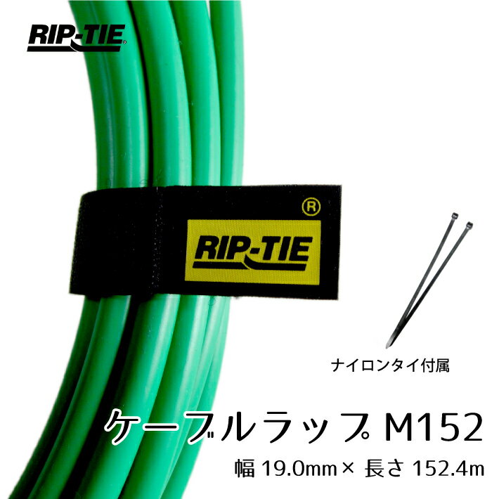 リップタイ ケーブルラップM152mm10本パック 《幅19mm×長さ152mm》M-06-010