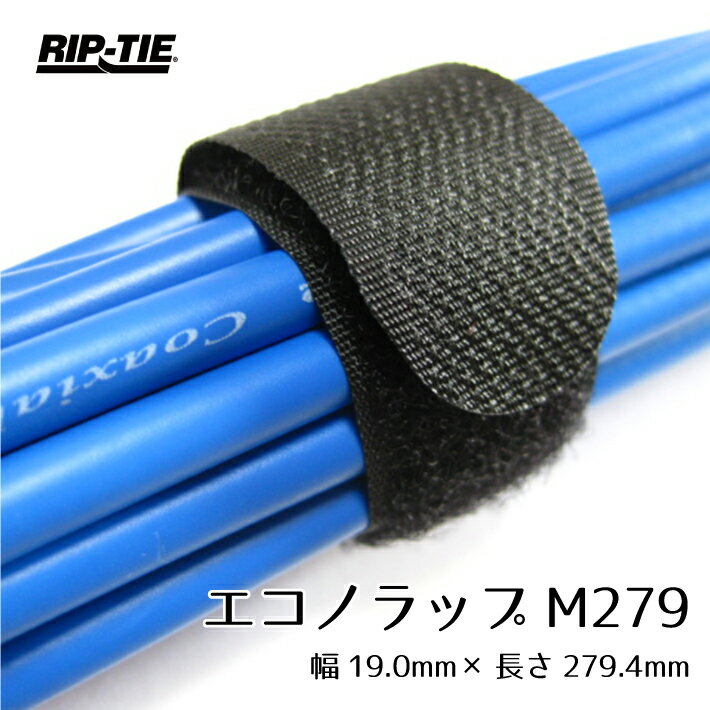 リップタイ エコノラップ M279mm1本パック 幅19mm×長さ279mm