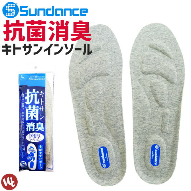 【2点までゆうパケット可】インソール サンダンス(sundance) キトサン抗菌消臭インソール 中敷き KS-306 メンズ 24.0cm-28.0cmまで