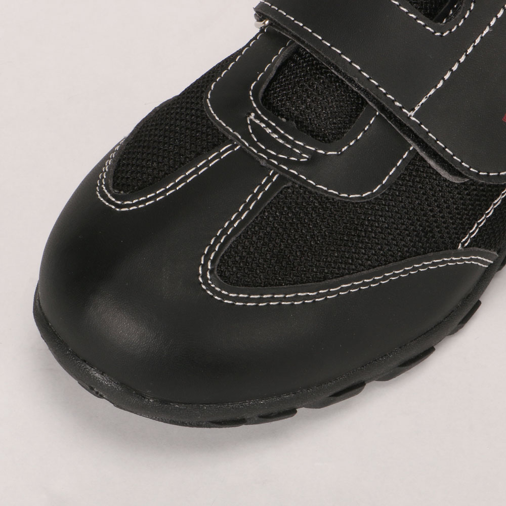 安全靴 スニーカー セーフティーシューズ 安全靴 作業靴 スニーカー 樹脂先芯 先芯入り JIS L種相当 軽量 メッシュ 通気性 反射テープ 吸汗裏布インソール マジックテープ式 4001 GILIOセフティーシューズ