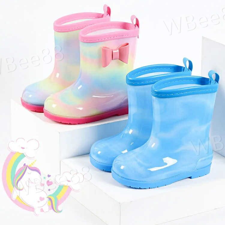 レインブーツ 17cm 20cm 女の子 長靴 虹色 軽い 15cm キッズ 16cm 18cm 19cm 21cm ...