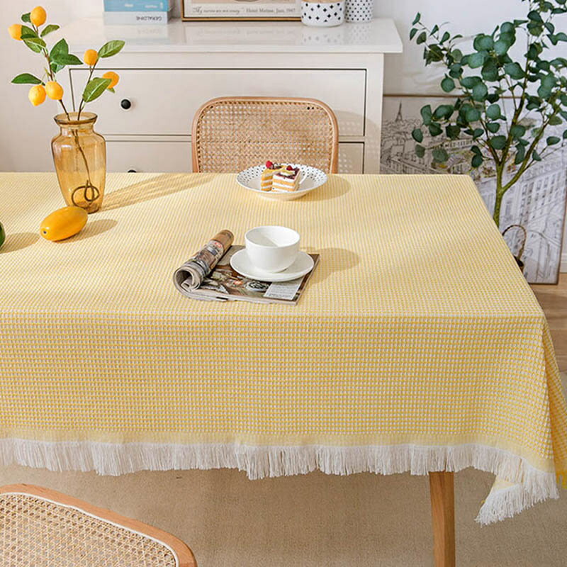 テーブルクロス リネン混 北欧 INS 汚れ防止 テーブルマット 滑り止め テーブルカバー おしゃれ デスクマット かわいい 正方形 長方形 マルチカバー より上質 家庭用 お手入れ簡単 飾り