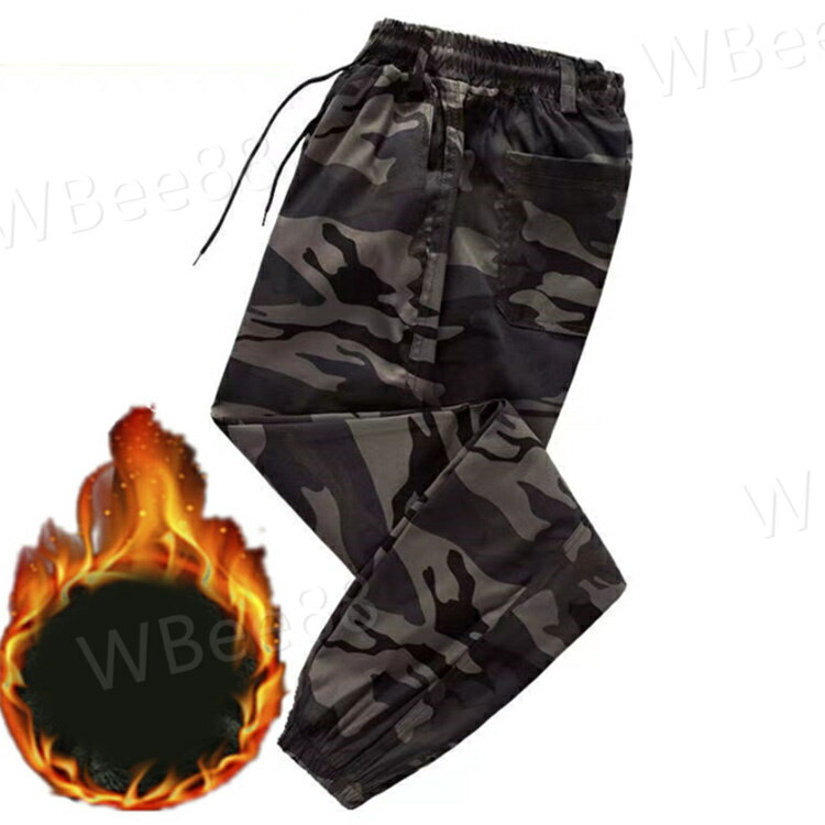 ミリタリーパンツ メンズ 裏起毛 ジョガーパンツ ワークパンツ 作業服 カーゴ ミリタリーカーゴパンツ 秋冬服 防寒 暖パンツ もこもこ 多ポケット ウェストゴム イージーパンツ カジュアル 大きいサイズ ロングパンツ アウトドア 厚手 無地 カーキ