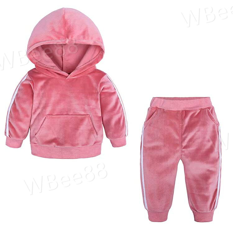 Calor Infantil Configuración Deportivo Niños Frescos Suave Anti-frio Casual Configuración Acondicionada Con Peluquería Deportivo Equipo Deportivo Dormitorio Vestuario Pijama para el invierno Pijama de mango largo Niña Niños Anti-frio Niños — vista 2