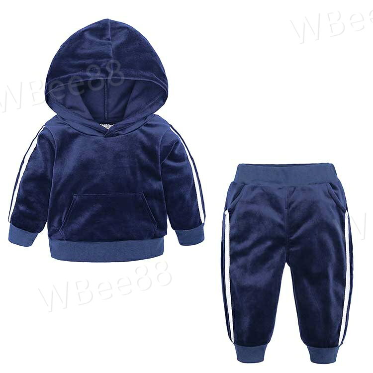 Calor Infantil Configuración Deportivo Niños Frescos Suave Anti-frio Casual Configuración Acondicionada Con Peluquería Deportivo Equipo Deportivo Dormitorio Vestuario Pijama para el invierno Pijama de mango largo Niña Niños Anti-frio Niños — vista 3