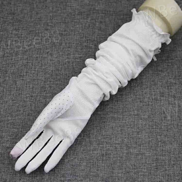 アームカバー UVカット手袋 ロング丈 手袋 UV 手袋 夏用 日焼け止め 手袋 運転 UVケア レディース 手袋 スマホ対応 タッチパネル対応 すべり止め付き 五本指 UPF50+ 手袋 ドライブ 紫外線対策 日焼け対策 UV対策 紫外線カット 接触冷感