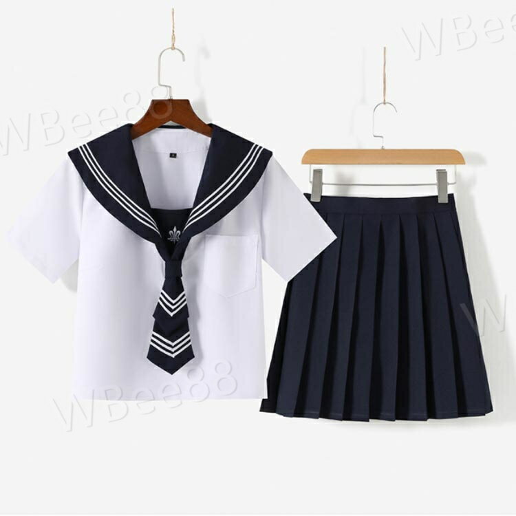 セーラー服 制服 コスプレ セーラー仮装 コスチューム 半袖 長袖 女子高生 中学生 スカーフ ネクタイ 文化祭 学園祭 学生服 大人 jk制服 レディース 大きいサイズ 上下セット 白 黒